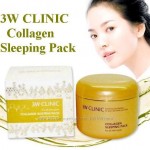 3W Clinic Ночная маска для лица с коллагеном, 100мл